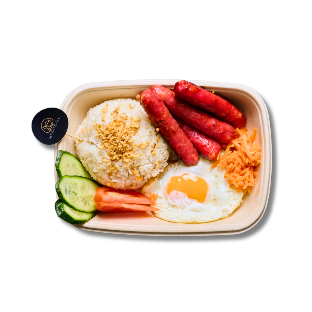 Sweet Longsilog (Sweet Filipino Sausage)